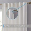 HLC.ME Lopez Velvet Premium Soft Light Filtering Back Tab Rod Pocket Window Treatment Curtain Panels - Set of 2 - 4 of 4