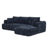 108.3" Chenille Tufted L-Shaped Modular Sectional Sofa with Right Chaise - 4 of 4