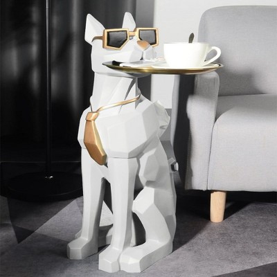 ORRD Dog Sculpture Resin Side Table