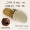 CUSHIONAIRE Hana Womens Clogs | Comfortable Vegan Suede Clogs for Women | Slip On Potato Shoes with Cork Footbed & Arch Support | Memory Foam - 3 of 4