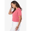 Jessica London Women's Plus Size Jewel-Neck Shrug - 4 of 4