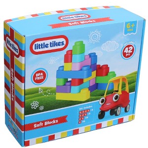 Little Tikes: Soft Blocks -42 Piece Set,Safe Building & Stacking Toys for Babies - 1 of 4