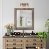 LNC Sabrina 14.1-in 2-Lights Antique Silver and Distressed Wood Transitional Vanity  Lights - 4 of 4