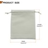 Unique Bargains Velvet Reusable Soft Jewelry Headphone Candy Drawstring Gift Bags 20 Pcs - 2 of 4