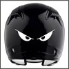 Reflective Car Sticker,Motorcycle Helmet Evil Eyes Shape Body Sticker, Personalized Decoration Sticker - 4 of 4