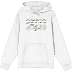 Vintage Formula Racing Grand Champion  Adult Long Sleeve Hoodie - 1 of 3