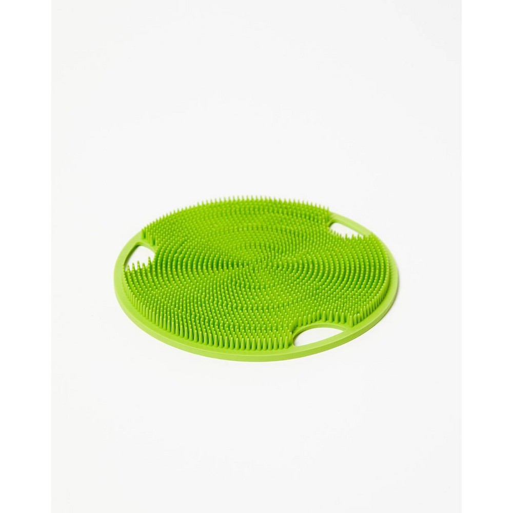 boie usa bath scrubber - green, 2 count