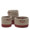Colonial Mills Marina Basket - Brick 17"x17"x10" 100% Polypropylene Round - 2 of 2