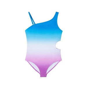 Andy & Evan  Kids  Blue Ombre Swimsuit - 1 of 4