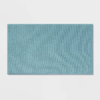 Shag Memory Foam Bathmat - 58-inch By 24-inch Runner With Non-slip Backing  - Absorbent High-pile Chenille Bathroom Rug By Lavish Home (gray) : Target