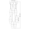 Cayden 7-Light Modern Chandelier - Dimmable, Damp Rated, Steel, 18" Wide, Stunning Design - 3 of 4