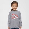 The Juniper Shop Valentine Rainbow Toddler Long Sleeve Tee - 2 of 3