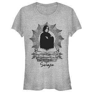 Juniors Womens Harry Potter Professor Snape Frame T-Shirt - 1 of 3