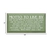 Slickblue Inspirational Wood Wall Sign – Life Is A Ride Quote – Rustic Decor Accent – 9x18 Inches, Multi Color Options - 3 of 3