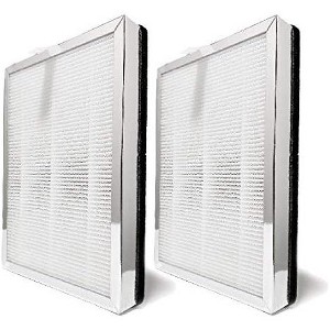 Nispira 25 True HEPA Activated Carbon Replacement Filter For MA Air Purifier 25 | Removes Smoke, Dust, Pollen | Size 9.75" x 6.75" x 1.40" | 2 Packs - 1 of 4