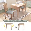 Anybear 29"- 45" Extendable Dining Table for 4, Folding Kitchen Table with Rubberwood Legs - 3 of 4