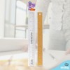 Enday 12" (30cm) Stainless Steel Ruler W/ Non-Skid Back - 3 of 4
