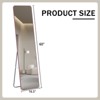 FONTOI Full Length Mirror, Floor Standing Mirror with Stand, Wall Mounted Mirror, Dressing Mirror, Makeup Mirror for Bedroom, Cloakroom, Clear, - 3 of 4