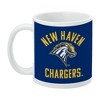 New Haven Charger Ceramic Coffee Mug Novelty Gift Mugs for Coffee Tea and Hot Drinks 11oz White - 3 of 4