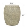 Sapphtopaz Outdoor End Table Modern Outdoor End Table Outdoor Side Table, Patio Table Small Table for Backyard, Balcony, Porch - 3 of 4