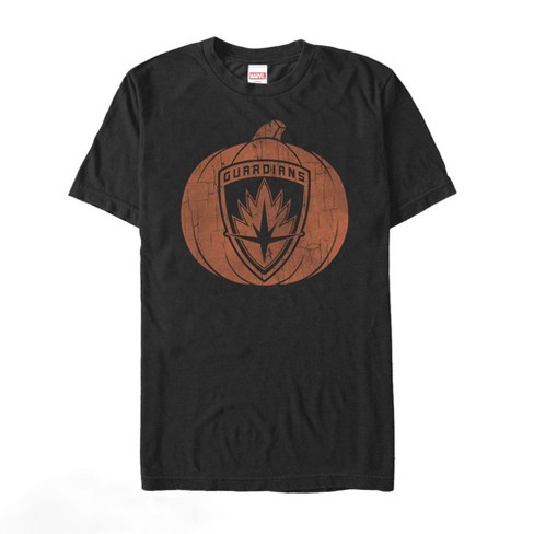 Men's Marvel Guardians Of The Galaxy Halloween Pumpkin T-shirt : Target