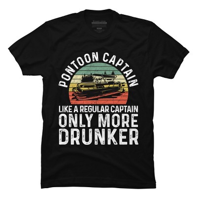 Men's Design By Humans Pontoon Captain, Different Than Other Captains By MeowShop T-Shirt