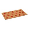 HomeRoots 24" X 36" Brown And Red Christmas Trees Outdoor Coir Door Mat - 4 of 4