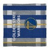 NBA Golden State Warriors Heathered Stripe Queen Bedding Set in a Bag - 3pc - 2 of 3