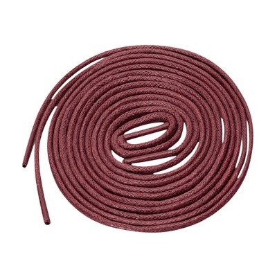 Elerevyo Round Waxed Colored Oxford Dress Shoes Boots Shoelaces 2 Pairs