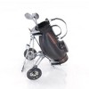 Mini Golf Bag Decor 10" H – Vintage Iron Finish – Rolling Wheels and Hinged Handle By Old Modern Handicrafts - 2 of 4