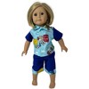 Doll Clothes Superstore Handmade Soccer Print Shorts For Our Generation American Girl My Life Dolls - 3 of 4