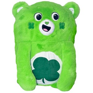 Happy Nappers: Care Bears Pillow Pocket Pal - Good Luck Bear - 1 of 4