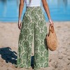 Women's Breezy Damask Wide Leg Pants - Cupshe - 4 of 4