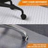 Heavy Duty Hard Material Chair Mat for Carpeted Floor Slip Resistant Carpet Protector for Home Office Easy Glide Desk Floor Mat - 4 of 4