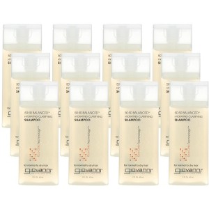 Giovanni 50/50 Balanced Hydrating-Clarifying Shampoo - Case of 12/2 oz - 1 of 4