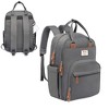 RUVALINO Large Diaper Bag Backpack, Multifunction Travel Maternity Baby Changing Bags - 2 of 4