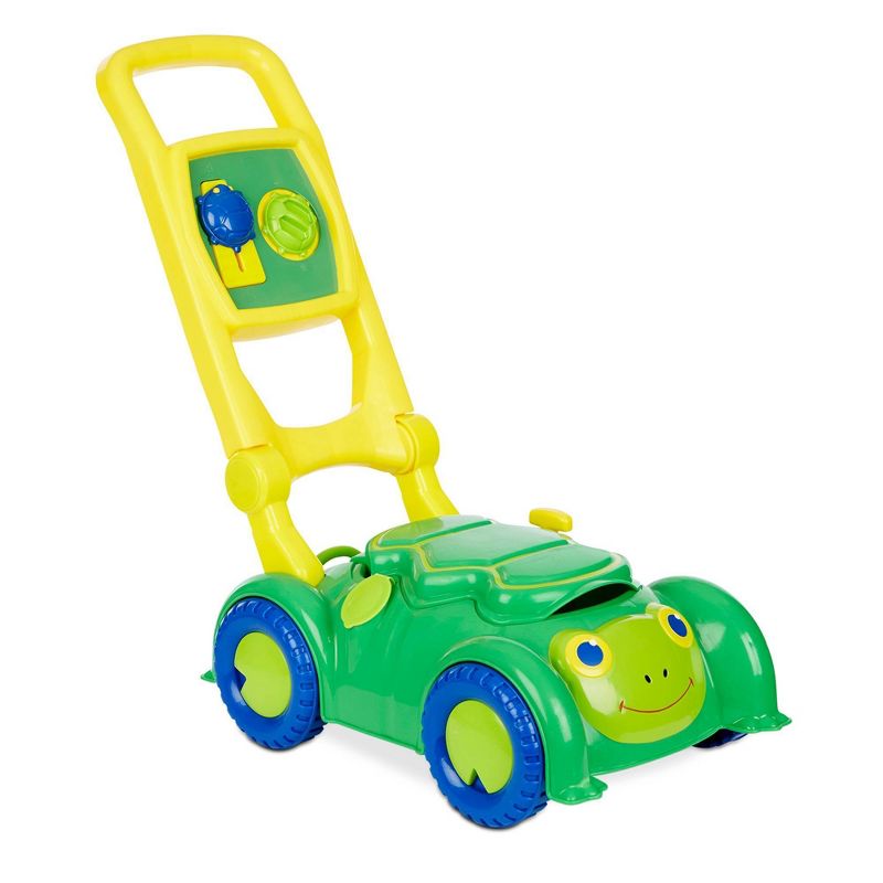 Melissa &#38; Doug Sunny Patch Snappy Turtle Lawn Mower - Pretend Play Toy for Kids, 1 of 11