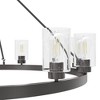 Hunter 44" Hartland Ceiling Light Noble Bronze Finish 12-Bulb Chandelier - Elegant Indoor Lighting for Dining & Living Spaces - 3 of 4