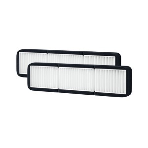 Nispira Cabin Intake Air Inlet Vent Filter Replacement For Tesla Model 3 | 2017 2018 2019 2020 | Size 11.75" x 3" x 0.75". 2 Pack - 1 of 4