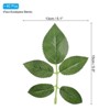 Unique Bargains DIY Crafts Wedding Bouquets Home Decoration Artificial Leaves Green 40 Pcs - 2 of 4