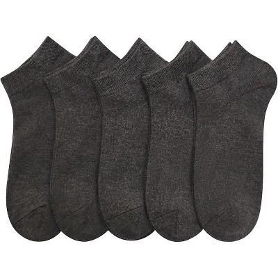 SERISIMPLE Women Viscose Bamboo Ankle Low Cut Thin Lightweight Pastel Color Soft Socks 5 Pairs