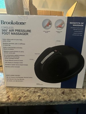 Brookstone 360 Air Pressure Foot Massager Target