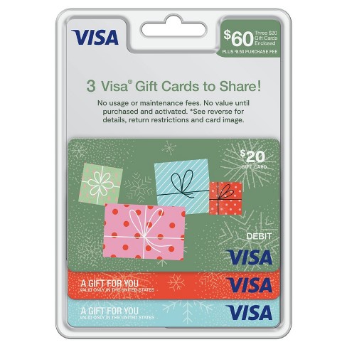 Visa $50 Gift Card (plus $4.95 Purchase Fee)