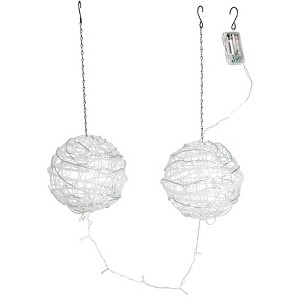 The Lakeside Collection Set of 2 Hanging Lanterns - 1 of 4