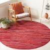 Rag Area Rug RAR130 Hand Woven Area Rug  - Safavieh - 2 of 4