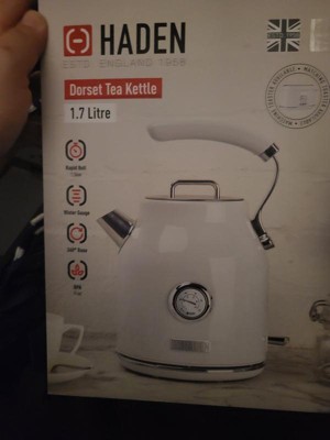 Haden Dorset 1.7L Stainless Steel Electric Kettle - Putty