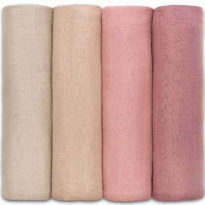 Muslin Swaddle Blankets Neutral Receiving Blanket for Boys and Girls by Comfy Cubs