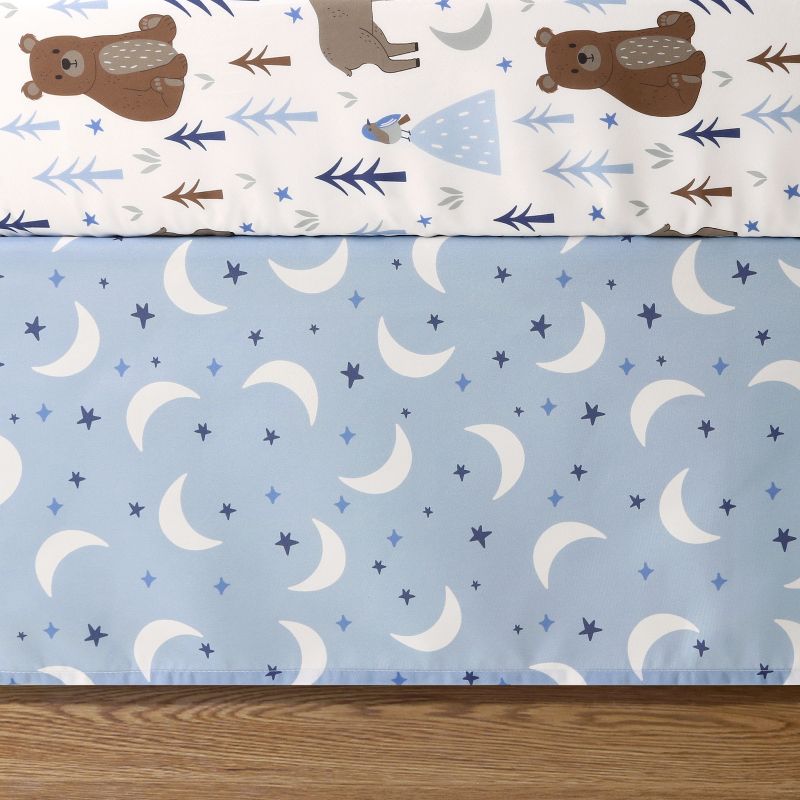 The Peanutshell Crib Bedding Set for Baby Boys, Under the Stars, 3 Pieces, 3 of 9