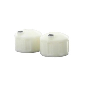 3D to Scale 1/64 2 Pack of 3D Printed White Plastic Bulk Fluid Tanks w/ Black Lids 64-325-WT - 1 of 1