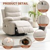Power Lift Recliner Chair, Oversized Electric Recliners for Elderly with Heat and Massage, Home Theater Seat with 2 Cup Holders Side - 3 of 4